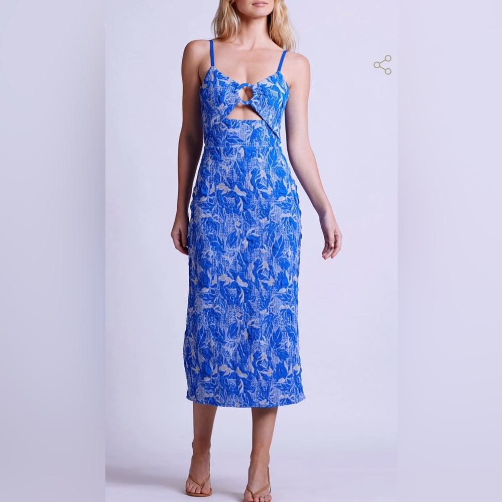 PatBO Stretch Jacquard Midi Dress - NWT